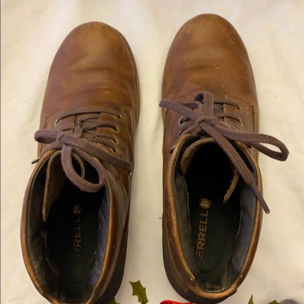 Women Merrill Leather Booties